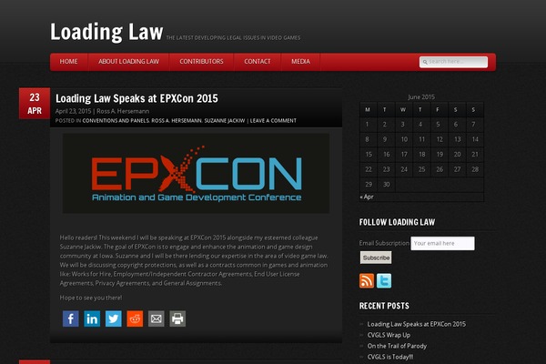 loadinglaw.com site used GamePress
