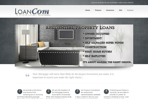 loancom.com.au site used Accent