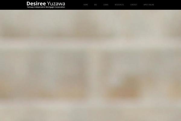 THEONE theme site design template sample