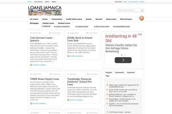 Fresh News theme site design template sample