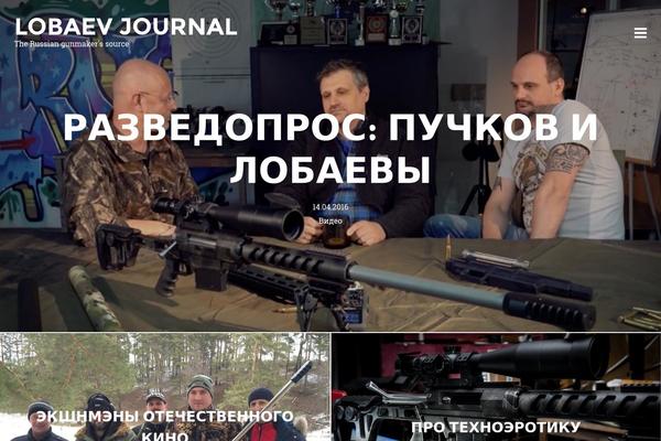 lobaev.com site used Ink