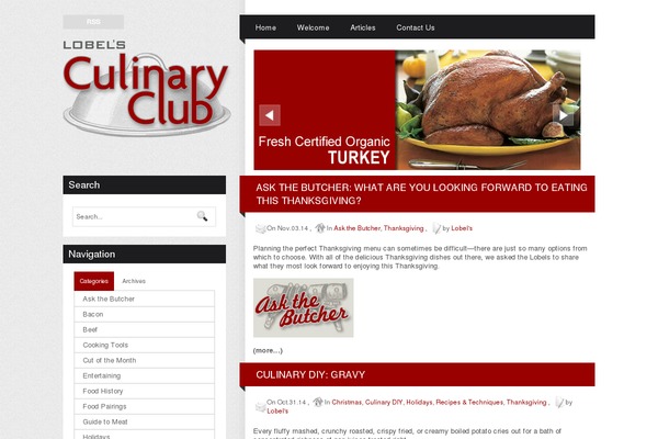 lobelsculinaryclub.com site used Noisy
