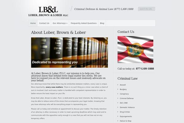 Minimal theme site design template sample