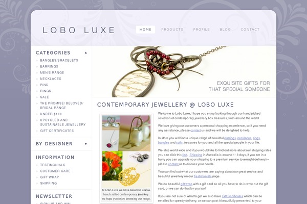 Lobo theme site design template sample