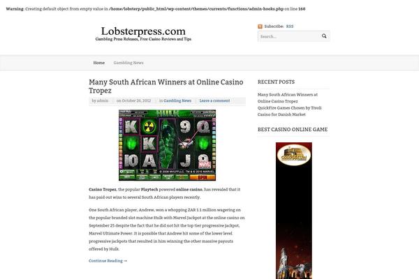Currents theme site design template sample