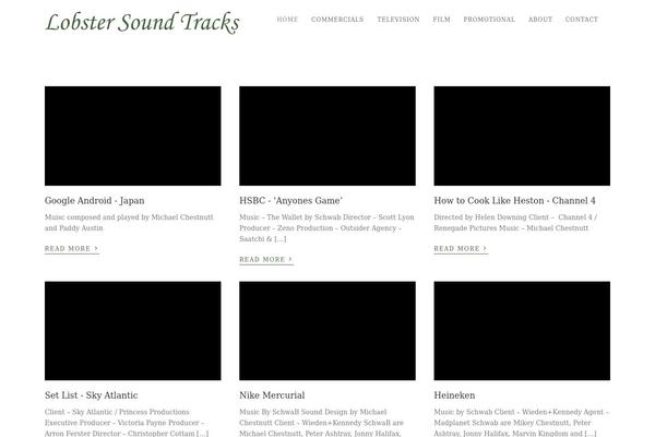 Story theme site design template sample