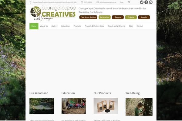 Eco Nature theme site design template sample