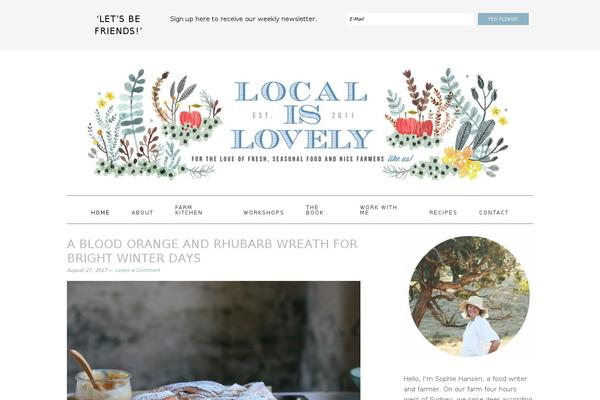 Foodie Pro theme site design template sample