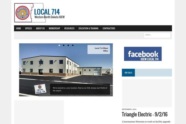 MH Newsdesk theme site design template sample