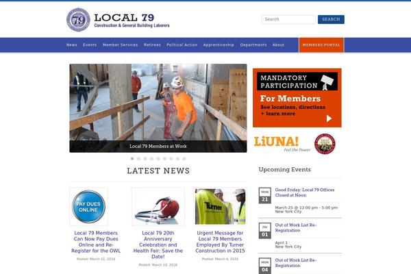 Campaign theme site design template sample