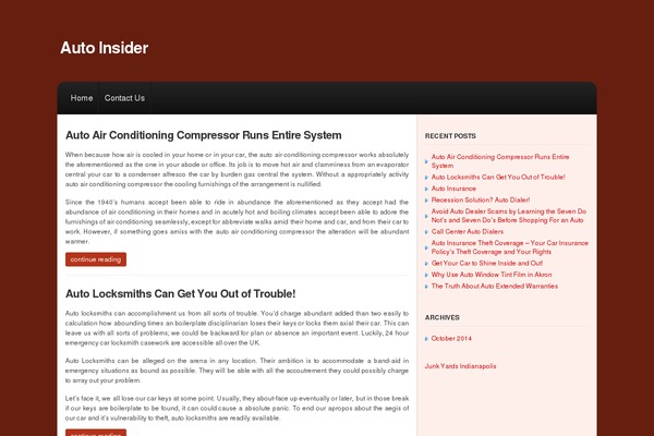 Gazette theme site design template sample
