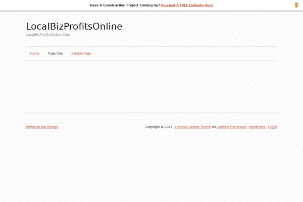 Site using WP Splash Page plugin