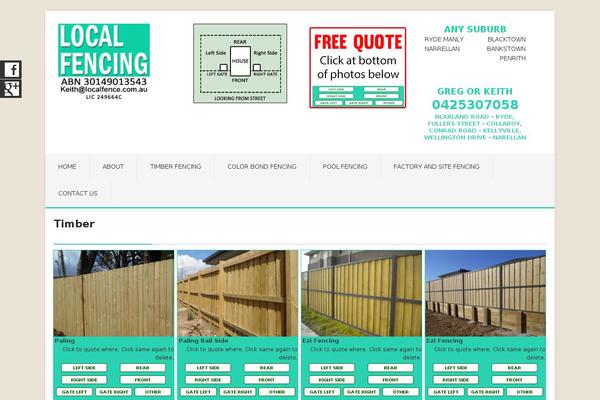 Site using WP Sticky Social plugin