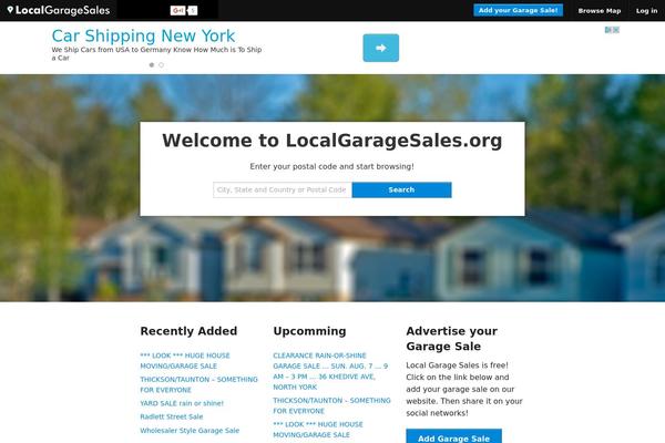 localgaragesales.org site used Lgs