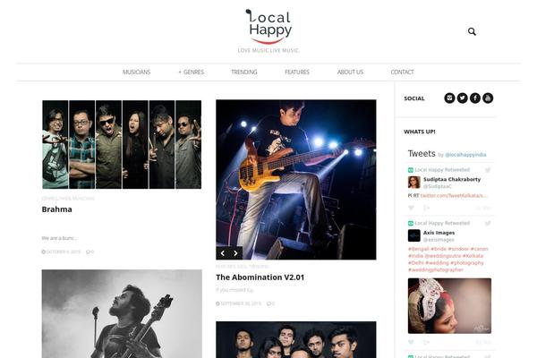 HEAP theme site design template sample