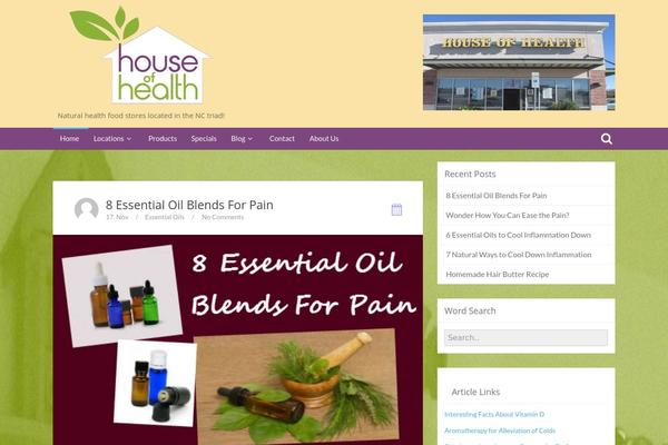 Bliss theme site design template sample