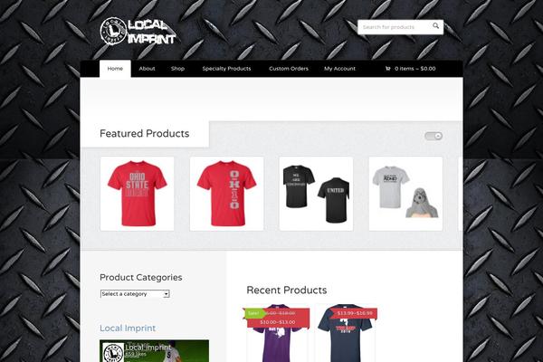 Wootique theme site design template sample