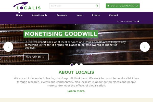 localis.org.uk site used Localis