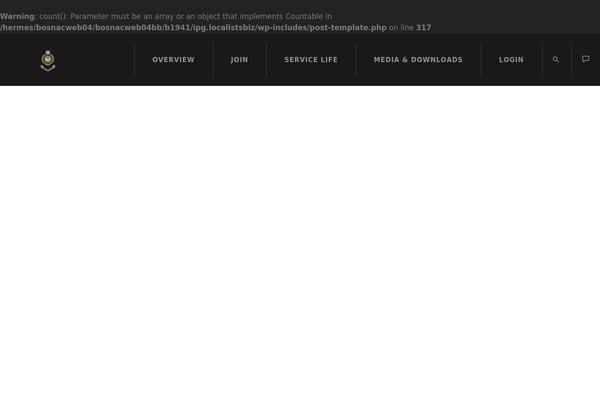 Militarology theme site design template sample