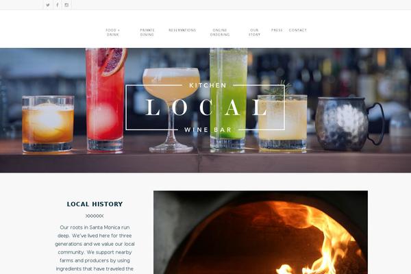 Salient theme site design template sample