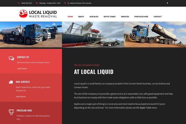 Infinite theme site design template sample