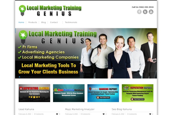 Nevada Child theme site design template sample