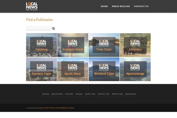 Nitro theme site design template sample