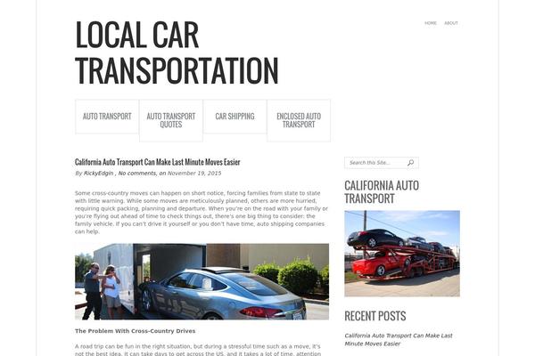 Simple theme site design template sample