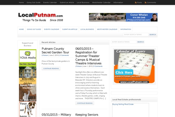 WP-Clear theme site design template sample
