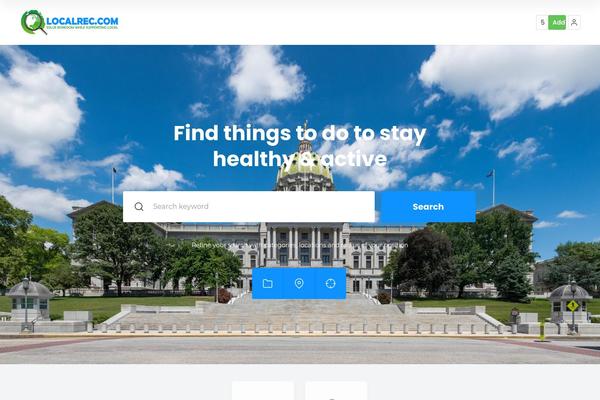 Directory2 theme site design template sample