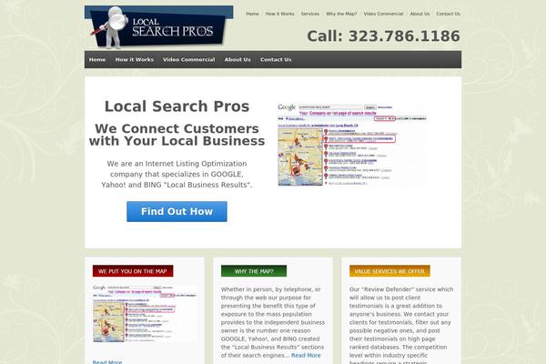 Responsive theme site design template sample