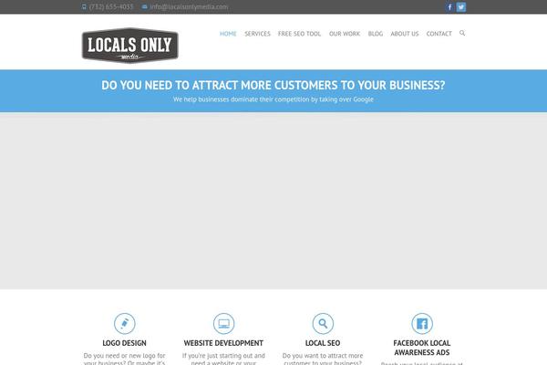 Interface Pro theme site design template sample