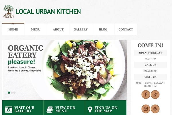 Cherry Framework theme site design template sample