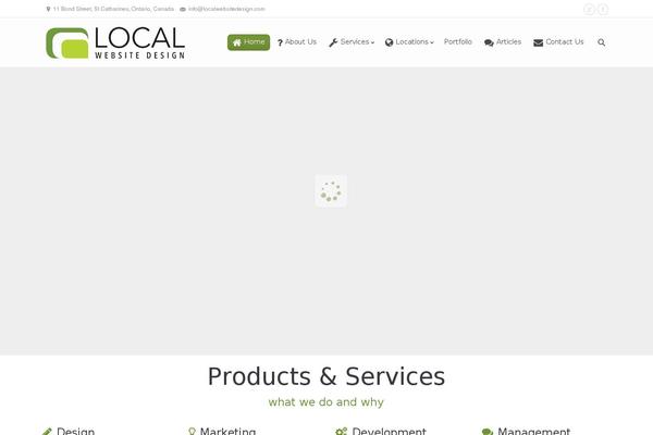Site using Go_portfolio plugin