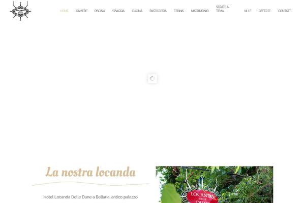 Dune theme site design template sample