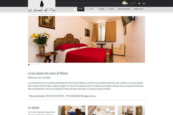 Paradisehotel theme site design template sample