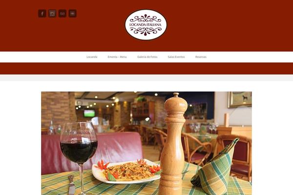 Gourmet theme site design template sample