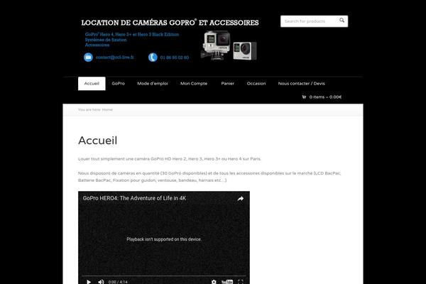 Wootique theme site design template sample