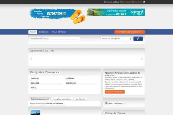ClassiPress theme site design template sample