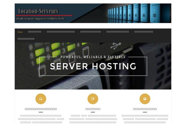 Grow theme site design template sample