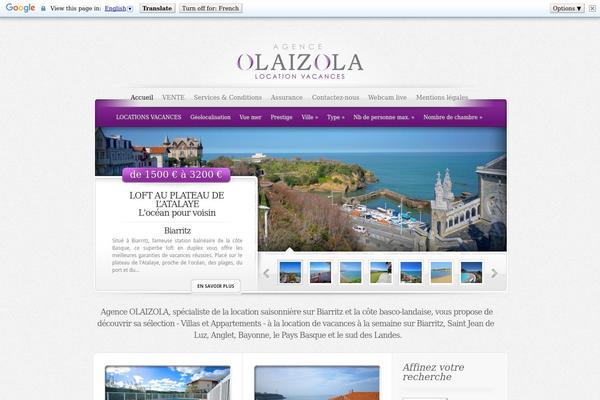ElegantEstate theme site design template sample