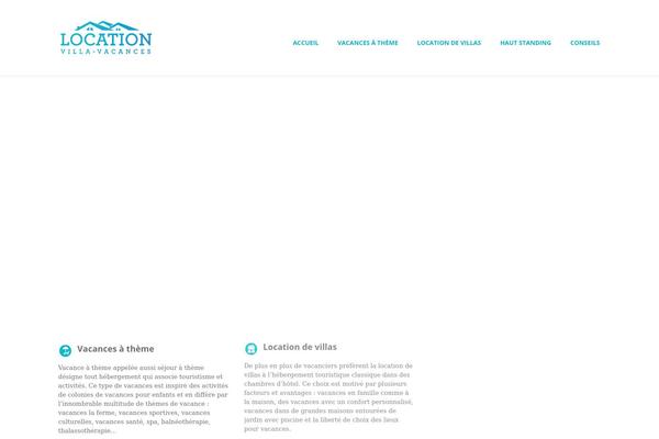 Mana theme site design template sample