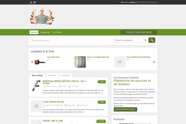 ClassiPress theme site design template sample