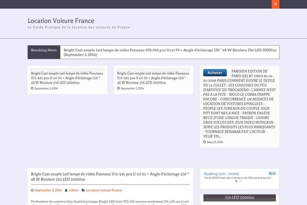 Magzimum theme site design template sample
