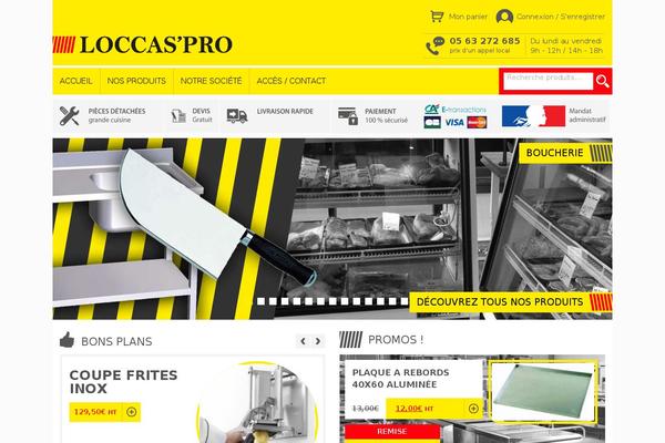 Storefront Child theme site design template sample