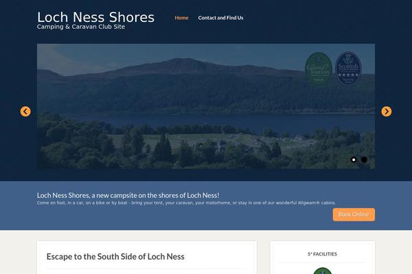 Resort theme site design template sample