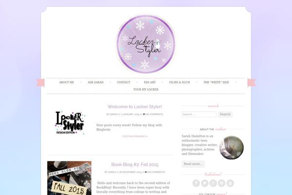 Sugar and Spice theme site design template sample