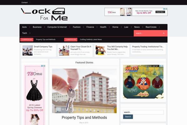 Alpha theme site design template sample