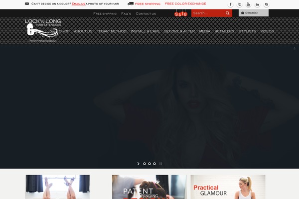 locknlonghairextensions.com site used Sizzle