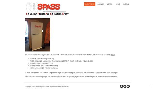Fruitful theme site design template sample